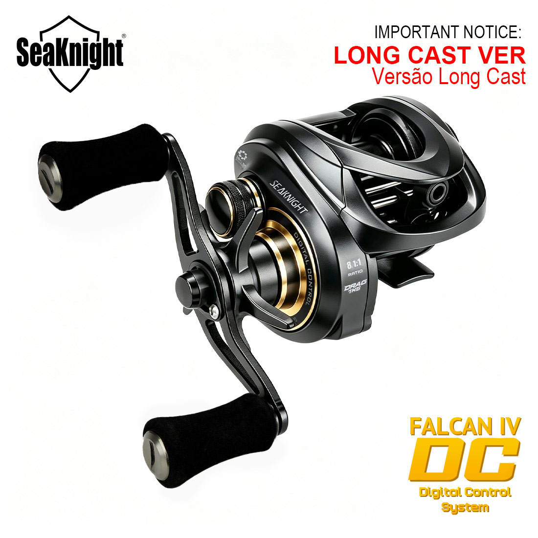 SeaKnight Brand FALCAN IV DC 8 - Ice Fishing Reel recension och pris
