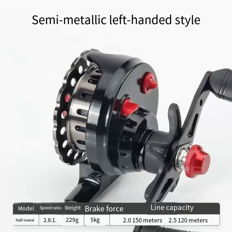 Metal Raft Fishing Reel Gear R - Ice Fishing Reel recension och pris