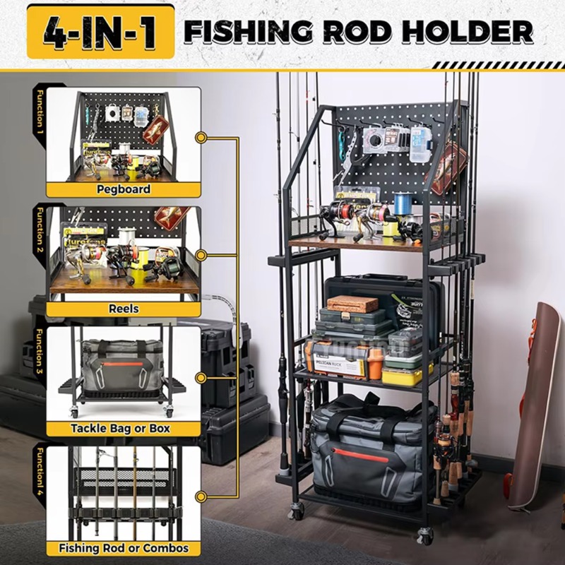 Fishing Gear Storage Shelf, Fi - Conventional Reel recension och pris