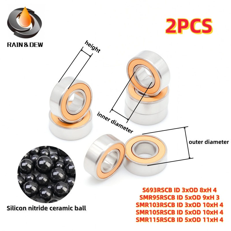 2PCS Miniature Ball Bearing 3x - Spinning Reel recension och pris